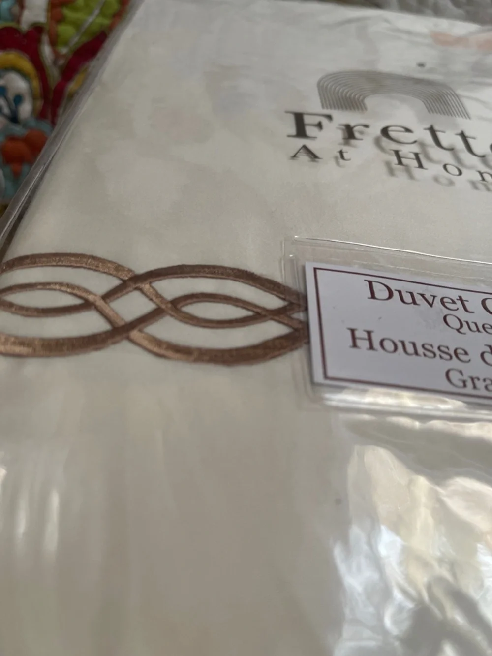 NWT FRETTE duvet cover in QUEEN 🇮🇹